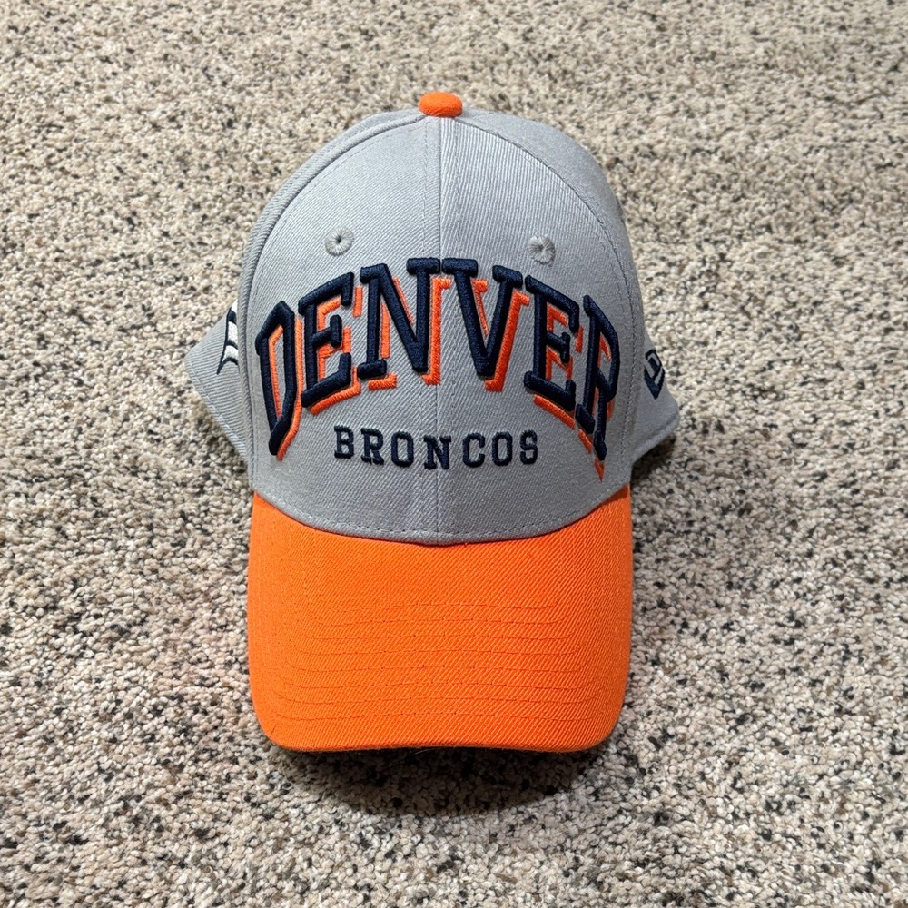 Denver Broncos Gray and Orange Cap